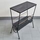 Table d'appoint porte-revues vintage 1950