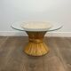 Wheat sheaf coffee table Elinor McGuire. American work. Circa 1970.