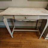 Bleached wood secretary Roche Bobois romantic style