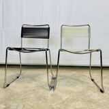 Paire de chaises scoubidou enfant