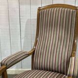 Voltaire III armchair, late 19th century, in cherry wood