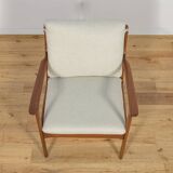 Pj112 armchairs by ole wanscher for poul jeppesens, denmark, 1960s, set of 2