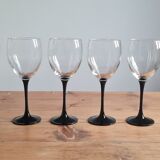 Set of 6 Luminarc wine glasses