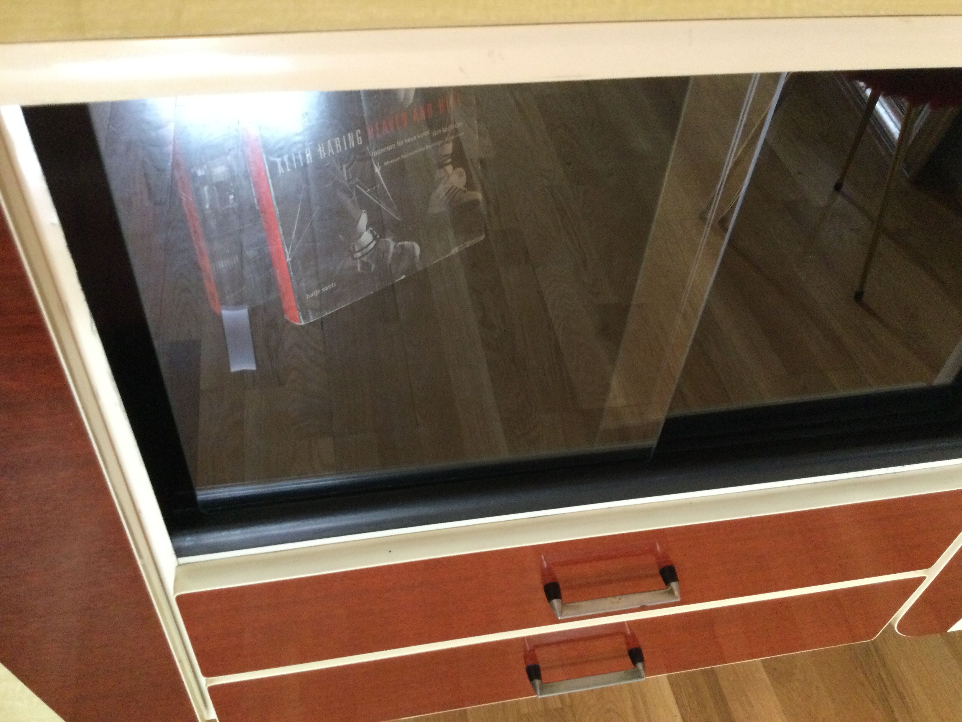 Enfilade vintage bois et formica