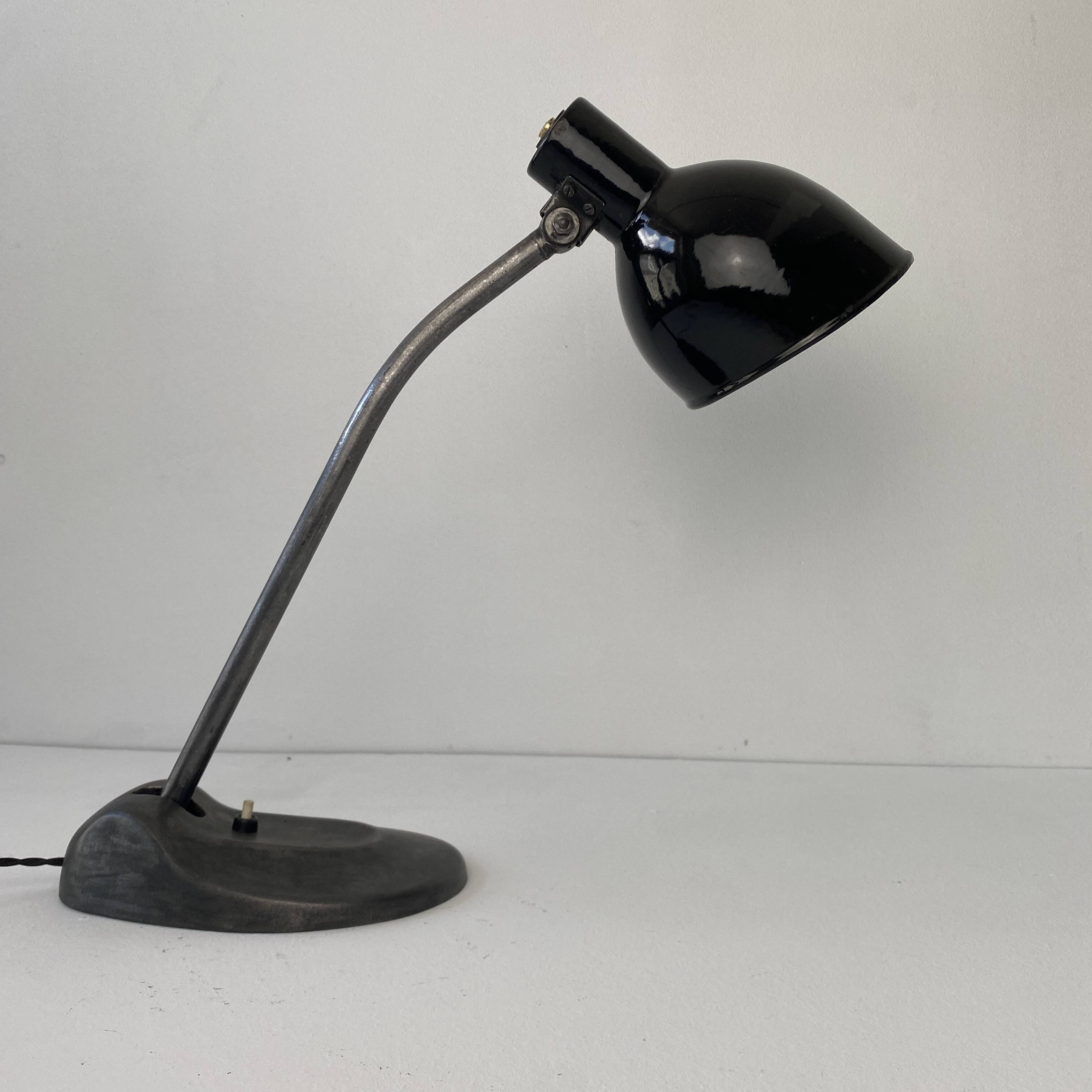 Old industrial Bauhaus desk lamp