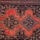 Tapis persan Senneh antique des années 1920 57 cm x 96 cm - 1C1248