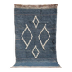 Traditional handmade Berber rug, size 140 x 260 cm