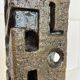 Large Brutalist Ceramic Sculpture – Abstract Totem Form, c. 1960s–70s
