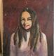 Vintage oil portrait
