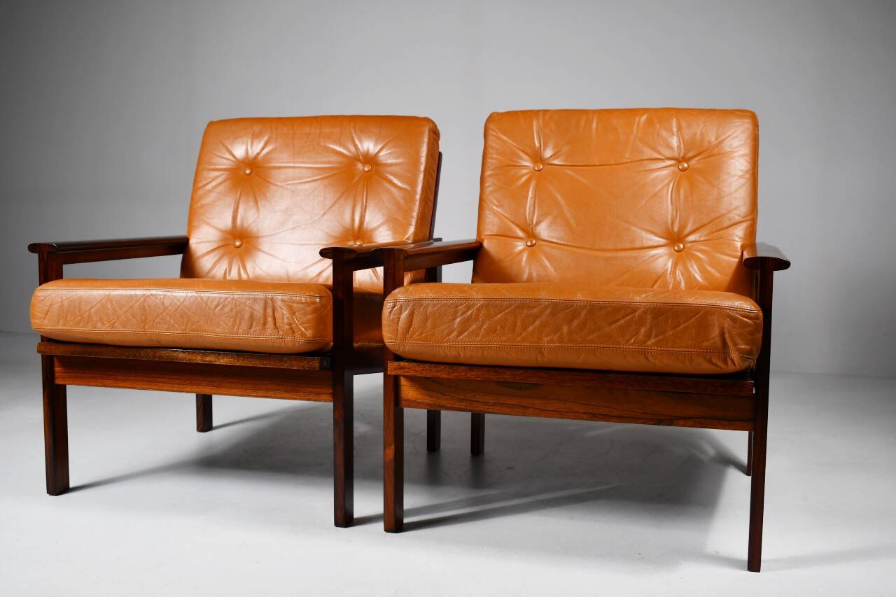 Fauteuils Capella par Ilum Wikkelsø, 1959