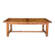 Grande table de ferme - 2 bancs - 2 rallonges 