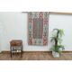 1970s Vintage Turkish Handmade Wool Cotton Pink Kilim Rug 97x158