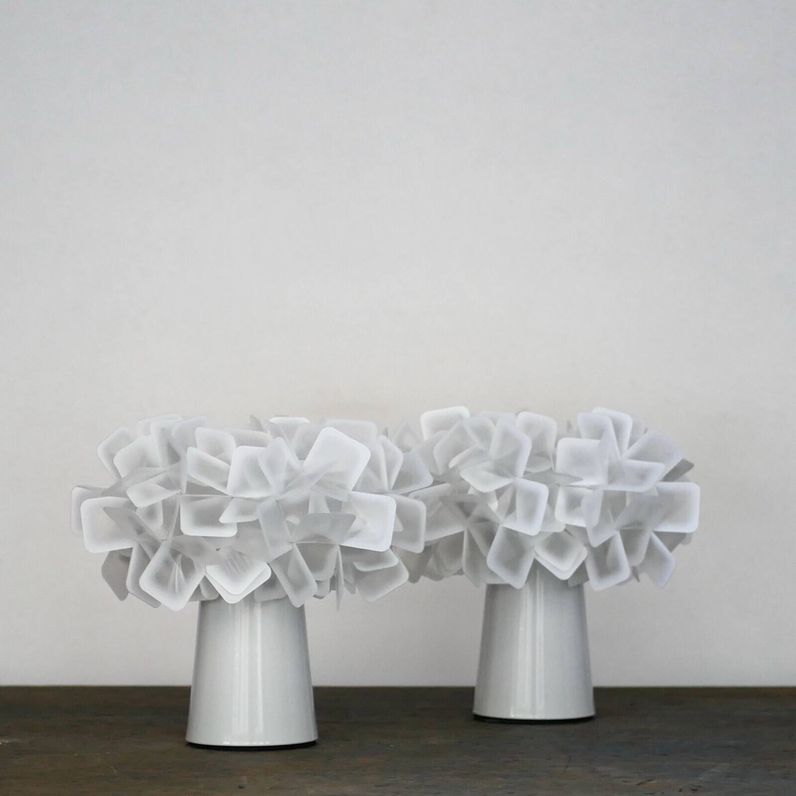 Two mint table lamps Slamp - Clizia Table - Modern design