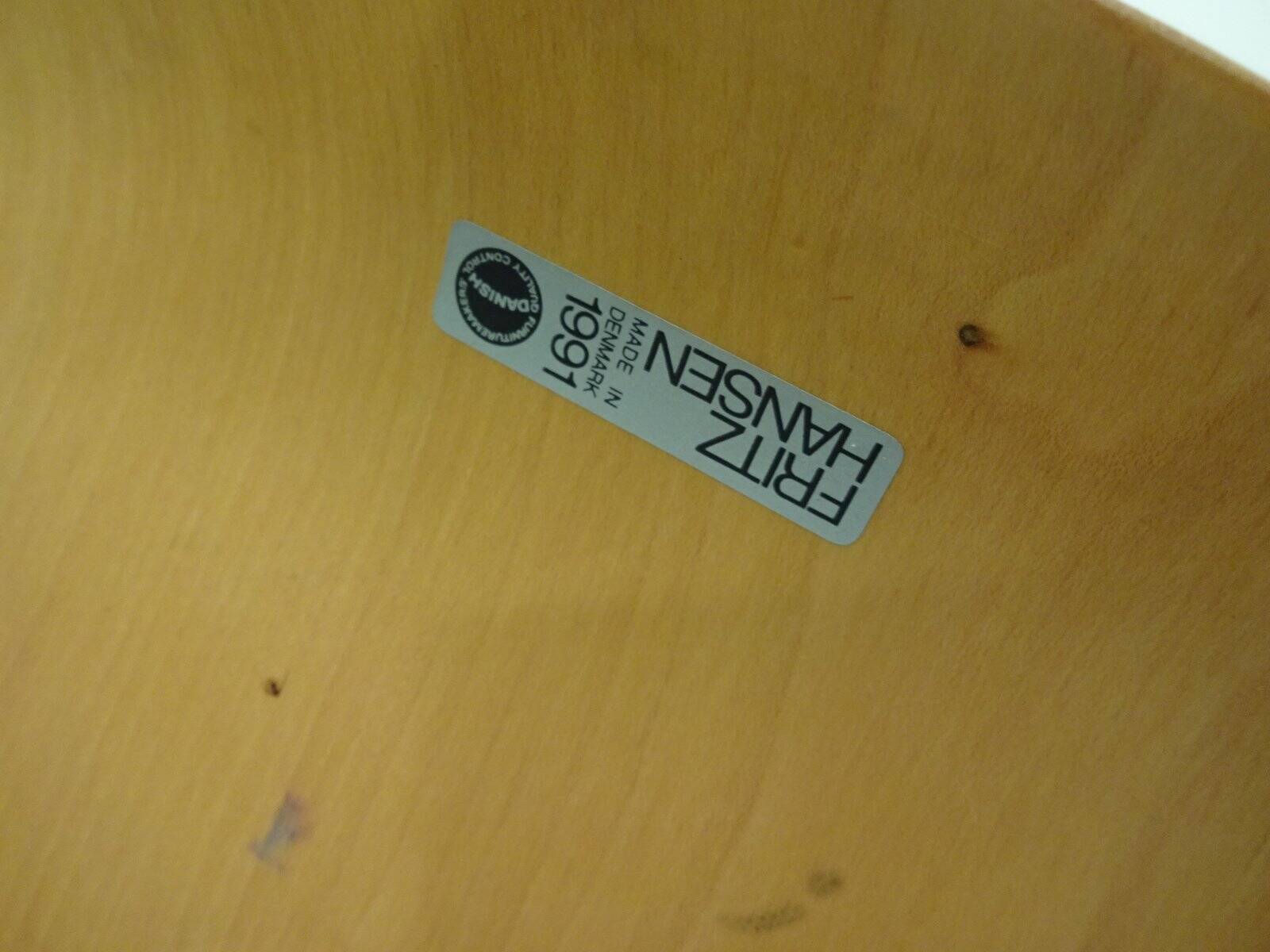 Danish 3207 Armchair by Arne Jacobsen for Fritz Hansen, 1991