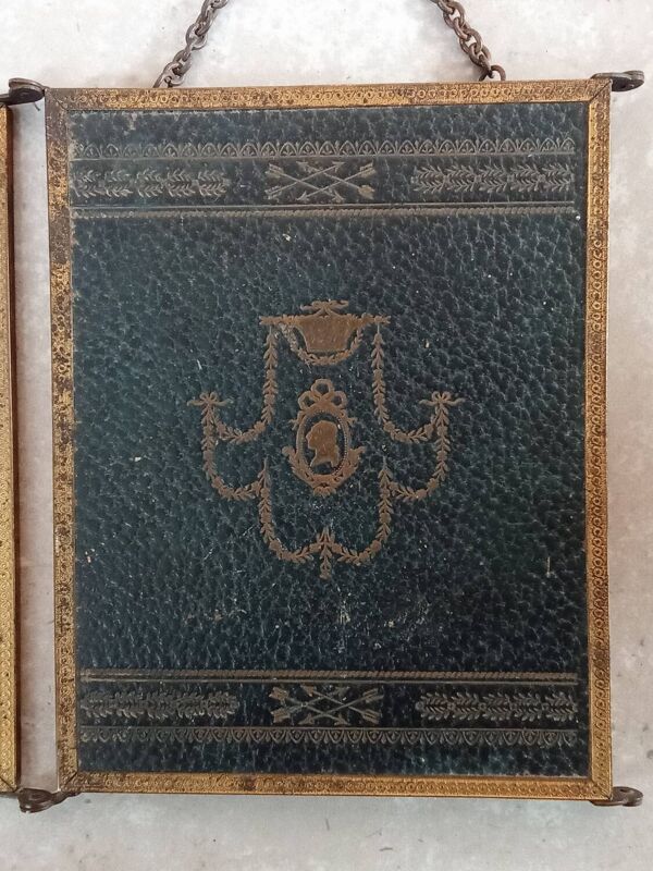 Ancien miroir triptyque