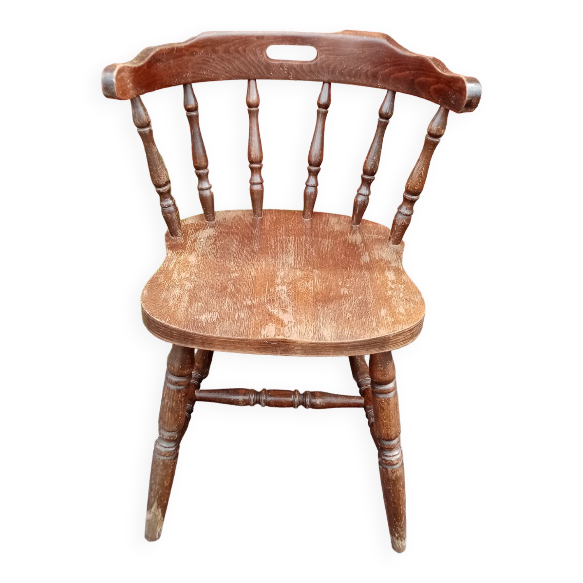 Western chair varnished wood