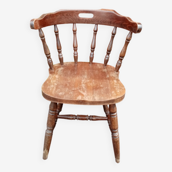Western chair varnished wood