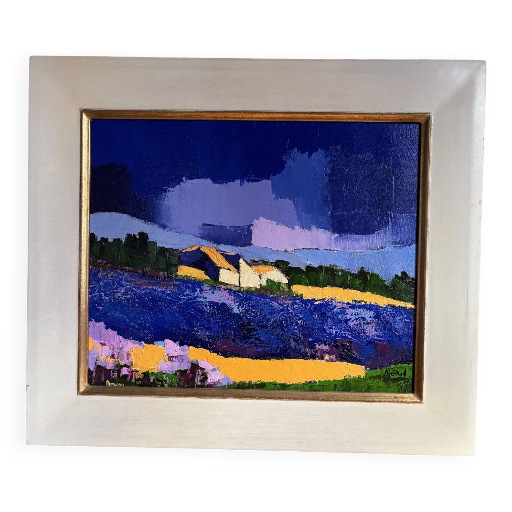 Large oil painting on canvas