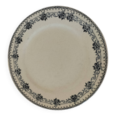 Assiette en faïence H. Boulenger & Cie Choisy-le-Roi modèle Parmentier