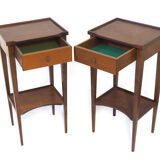 Pair of high bedsides