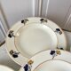 Set of 5 hollow plates Iron Earth model "Romeo" early XXth