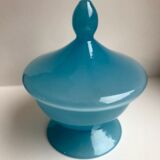 Sky blue opaline box 60s