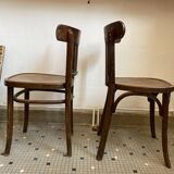 Set of two bistro chairs