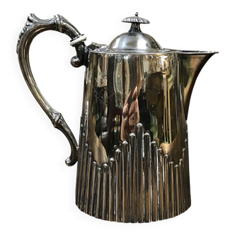 English silver-plated jug