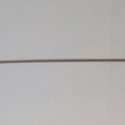 Pendant light in brass and lampshade white double lighting