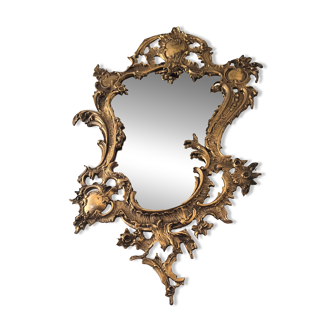 Miroir en bronze de style Louis XV
