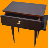 Chevet placage bois verni