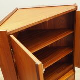 Meuble d'angle en teck, design danois, années 1970, production : Danemark