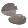 6 glass fish plates from Arcoroc in very good condition.