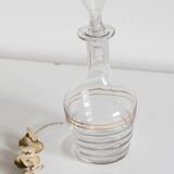 Golden vintage decanter