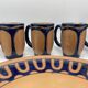 Cider service, Odetta HB Quimper, mugs and tray