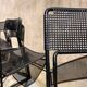 2 Italian chairs Full Metal - 1980