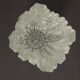 Brutalist honeycomb crystal vase