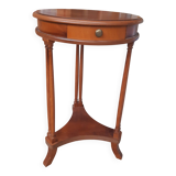 Round table with drawer