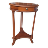 Round table with drawer