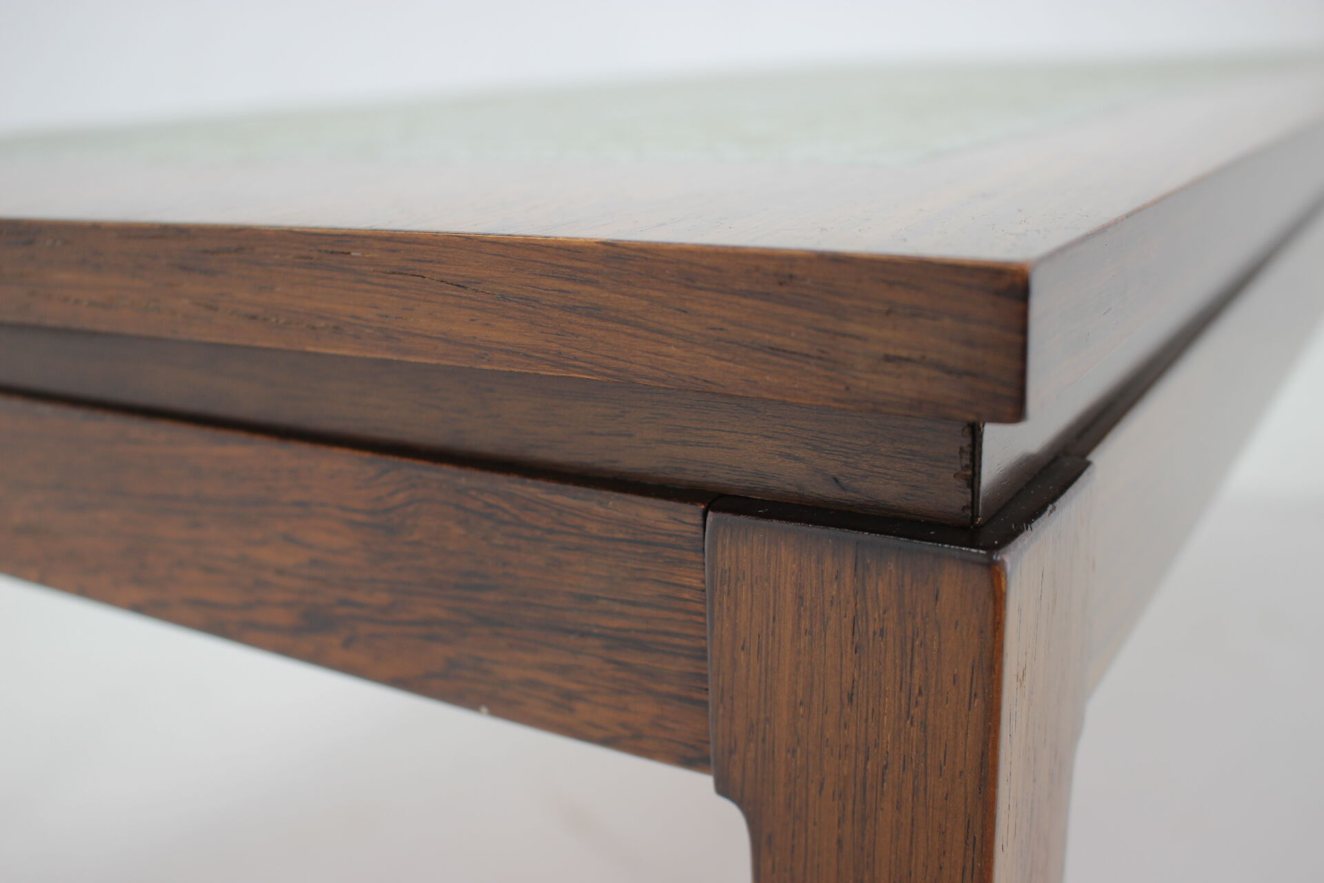 Table basse palisander et carrelage des années 1960, danemark