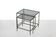 Ensemble de deux tables d'appoint vertes Mathieu Matégot, années 1950.