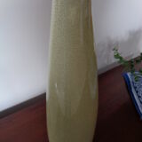 Vase Raku vert craquelé