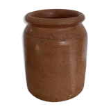 Glazed terracotta pot