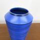 Blue and black ceramic vase, 1960s