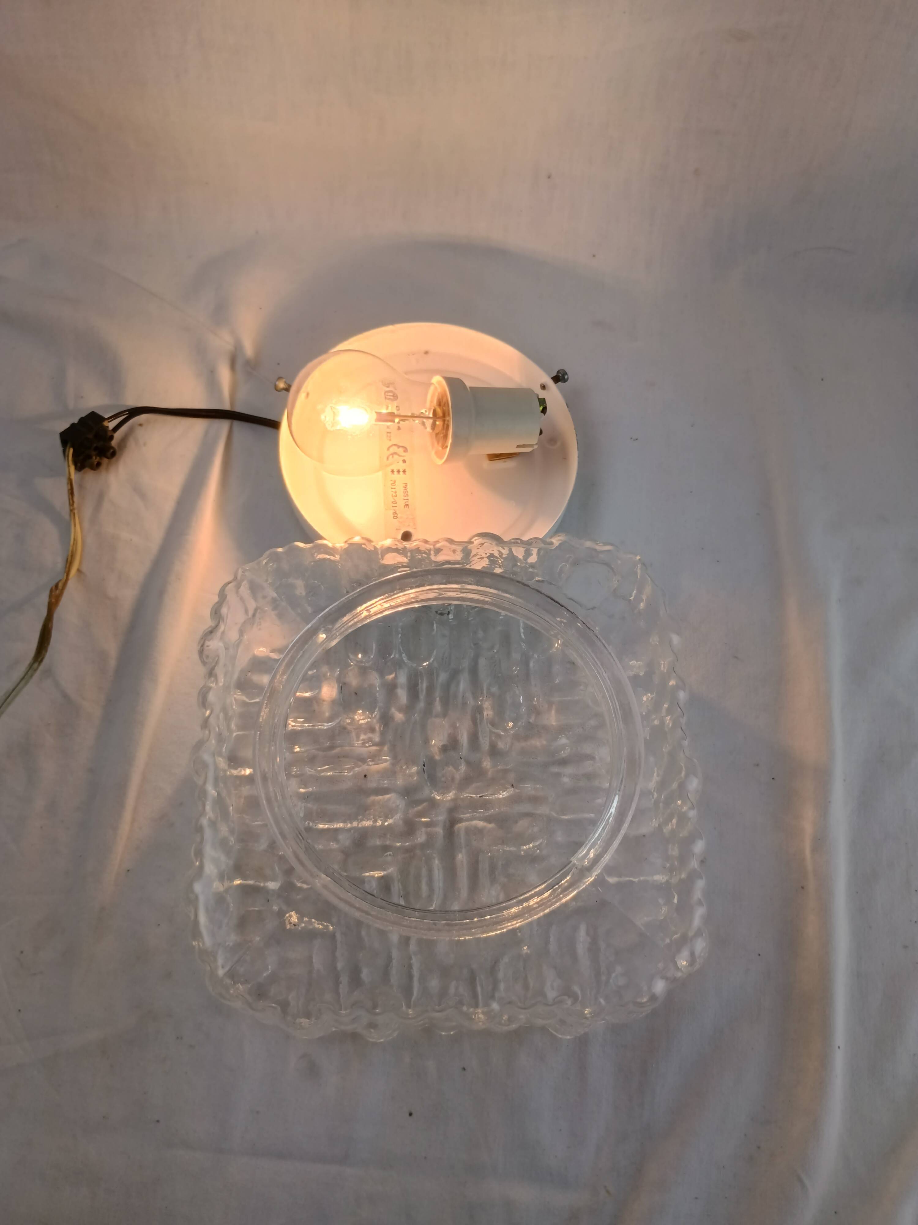 Vintage french ceiling light from the 1960s pat angem.