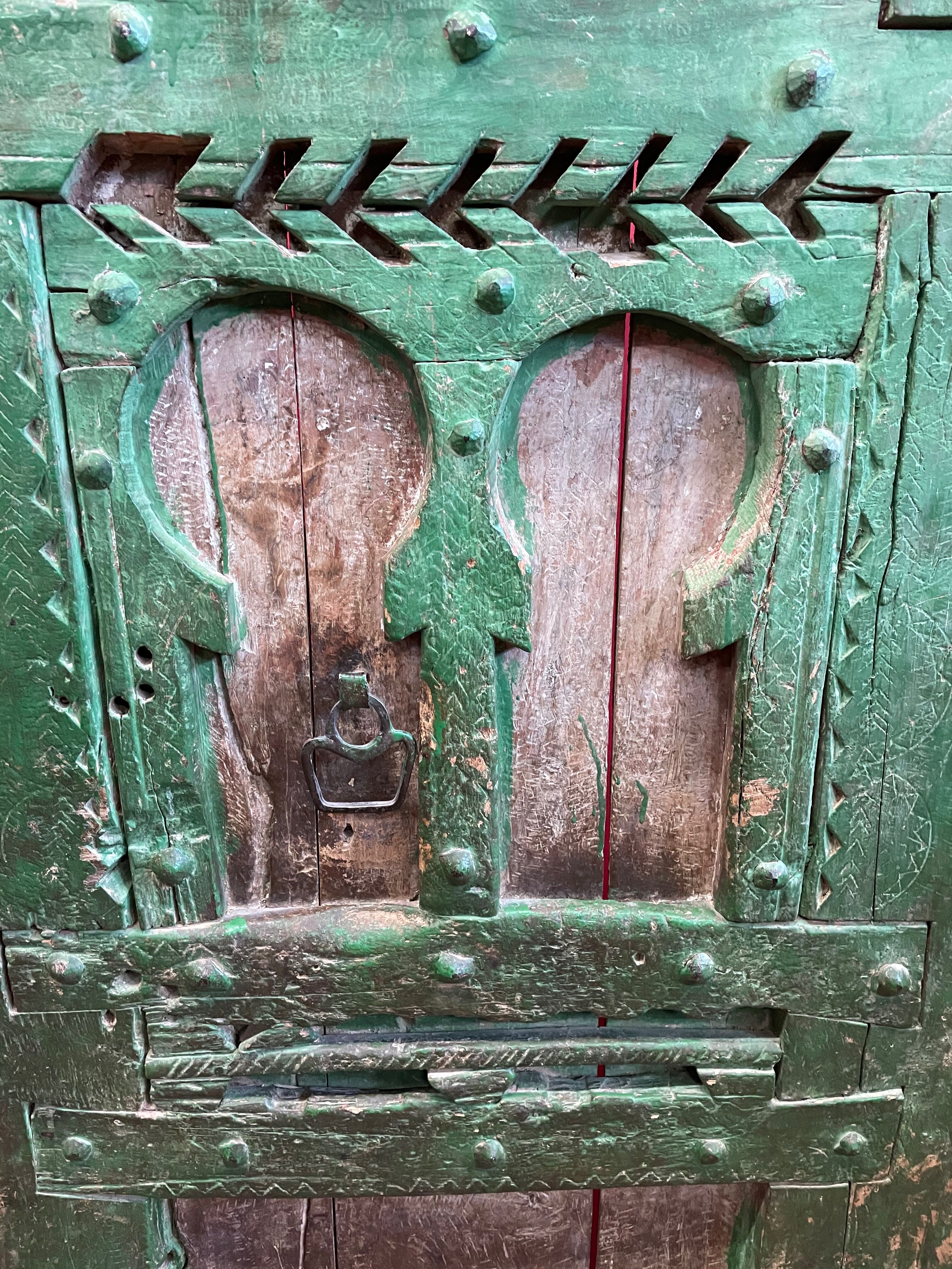 Ancient Berber Gate of the High Atlas 19th Century