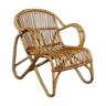 Very special Dutch Design rattan armchair, 1950