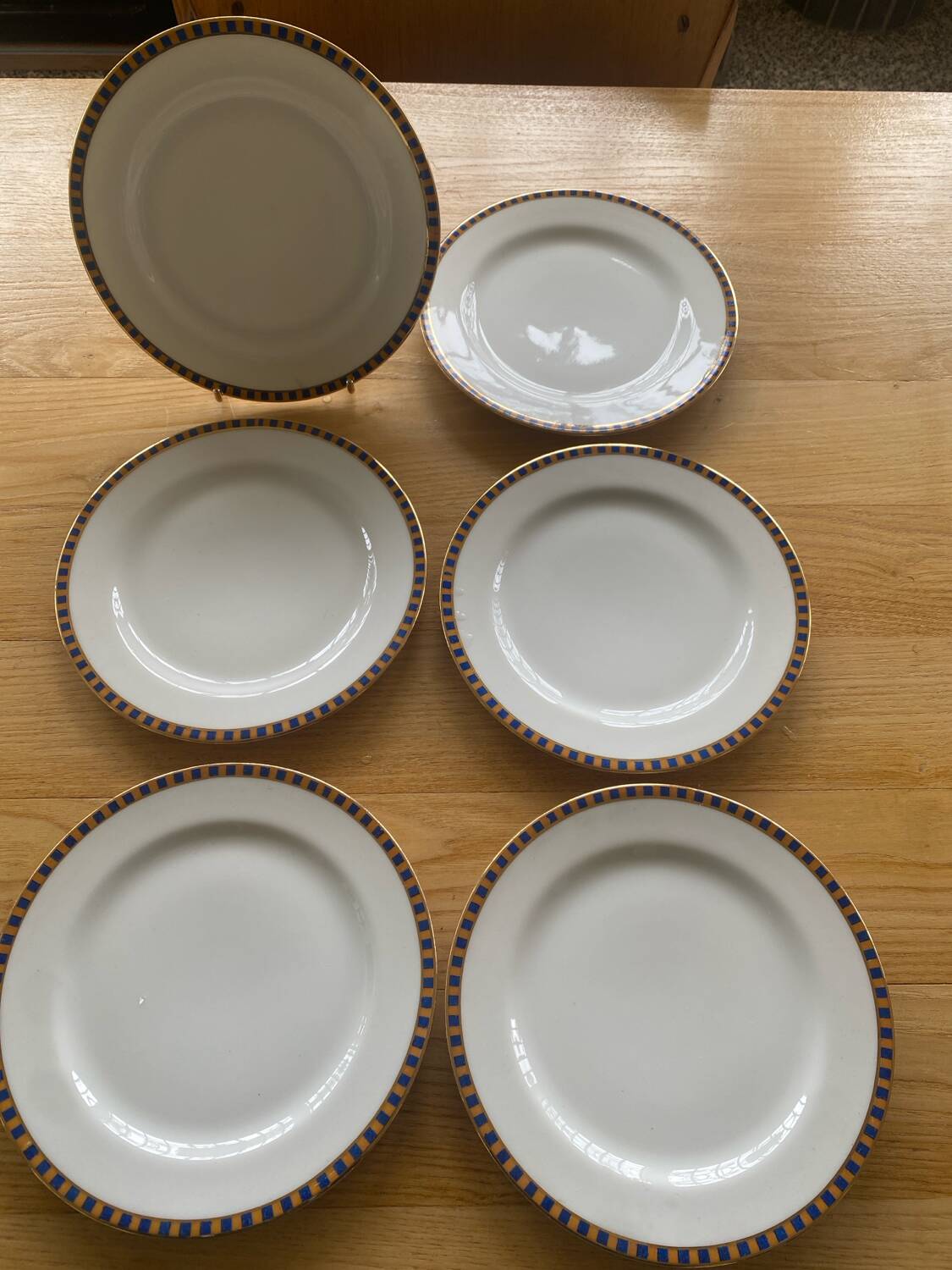 6 dessert plates Limoges France