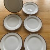 6 dessert plates Limoges France