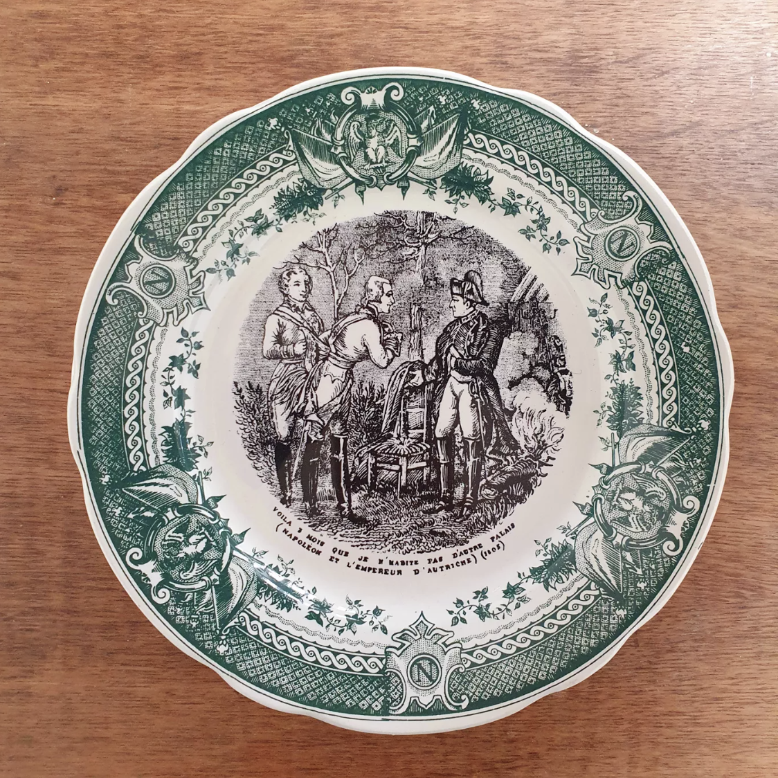 Talking plates Napoleon series